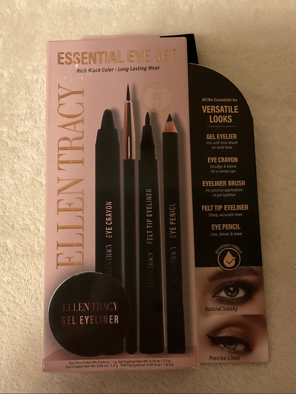 Ellen Tracy Black Essential Eyeliner Set